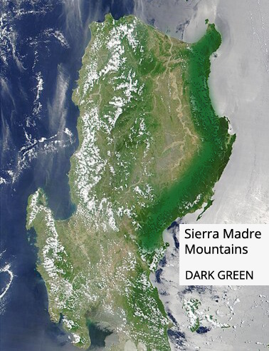 Philippines Sierra Madre Mountains
